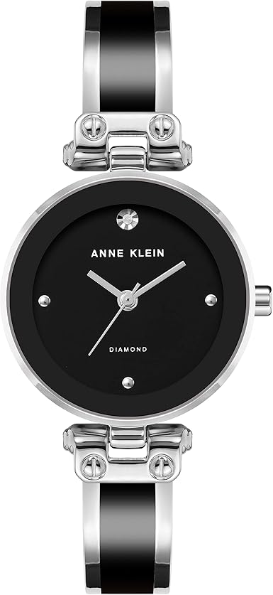Anne Klein Women's Genuine Diamond Dial Bangle Watch Afnan collection